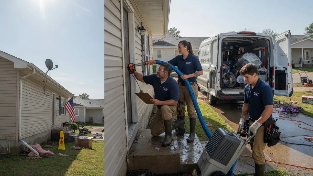 Ceiling Water Damage Restoration in Mansfield, WA near me